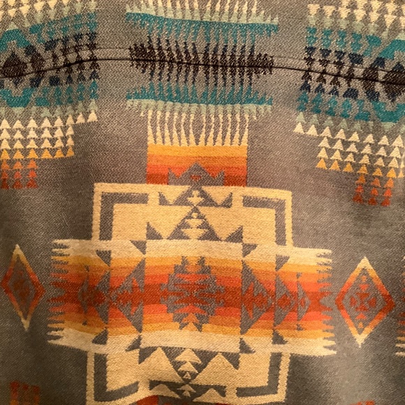 PENDLETON Chief Joseph Jacquard Virgin Wool Bomber Jacket Women’s Size Medium - Picture 14 of 15